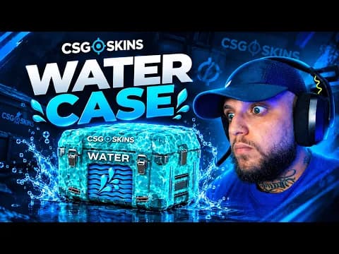 ME REFRESCANDO NA WATER CASE DO CSGOSKINS! Skin nova de sorteio!!!